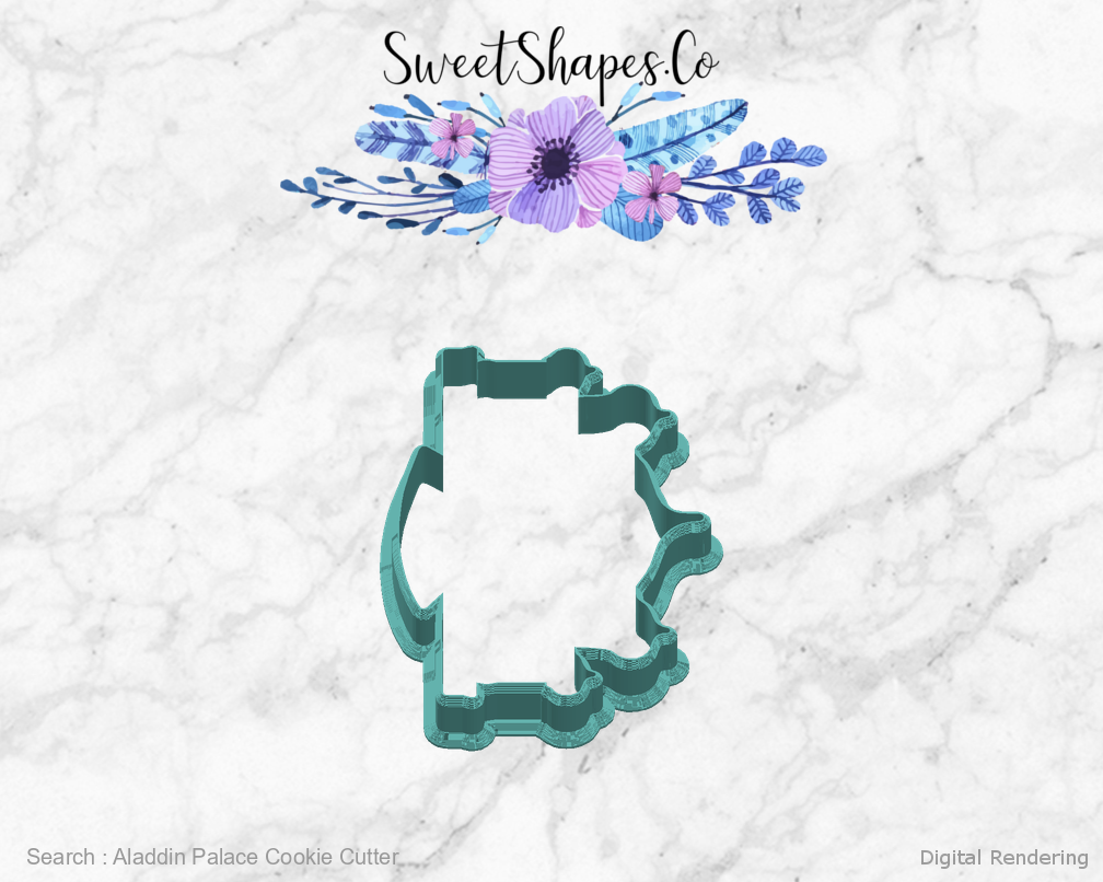 Aladdin Palace Cookie Cutter — right view