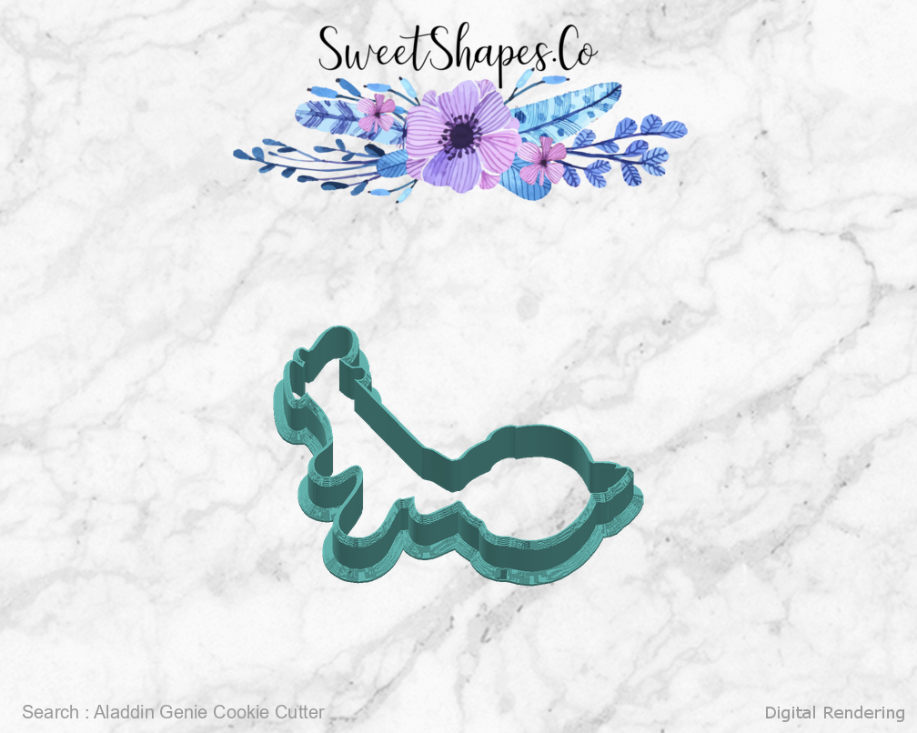 Aladdin Genie Cookie Cutter — right view