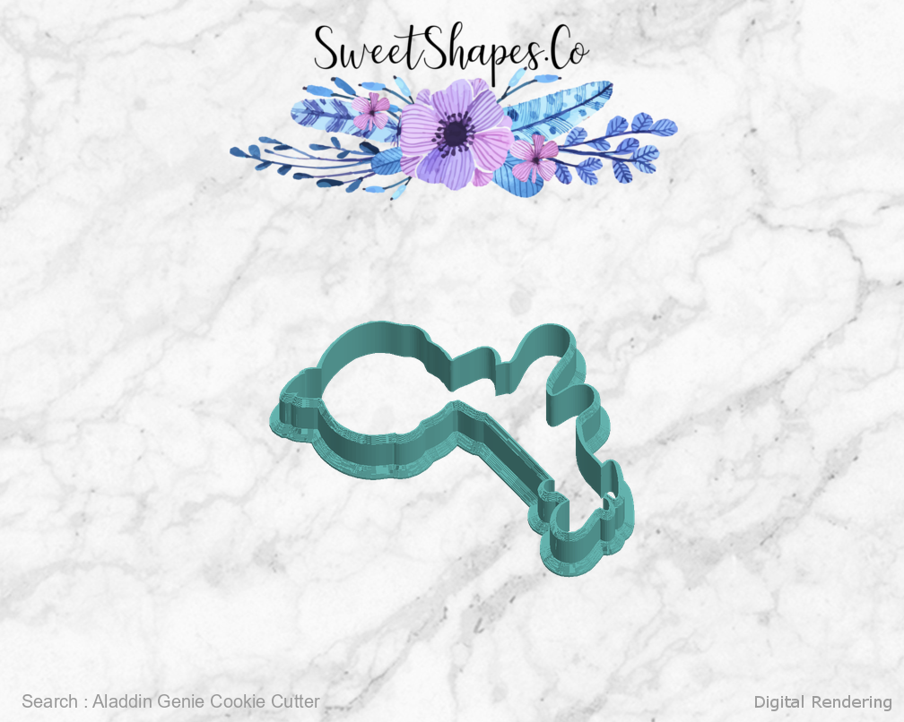 Aladdin Genie Cookie Cutter — left view
