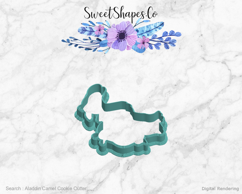 Aladdin Camel Cookie Cutter — left view