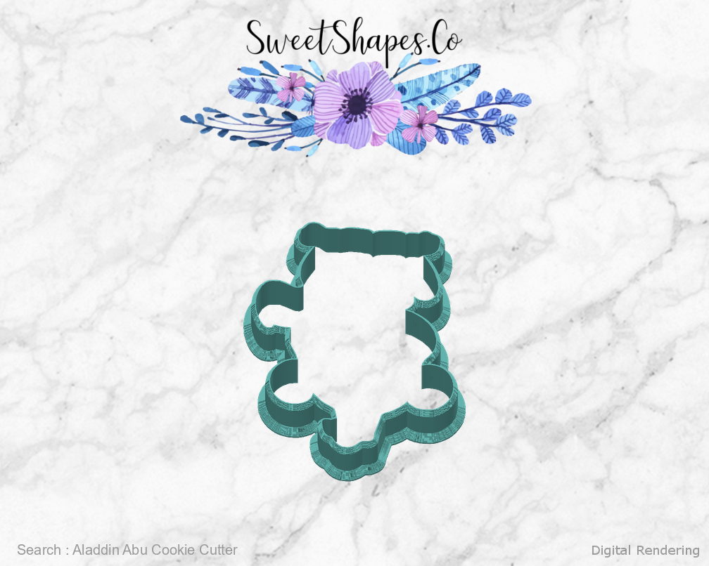 Aladdin Abu Cookie Cutter — back view