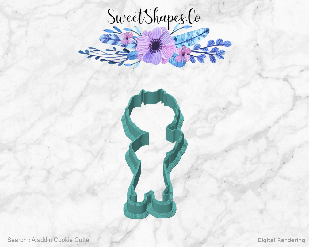 Aladdin Cookie Cutter — front view