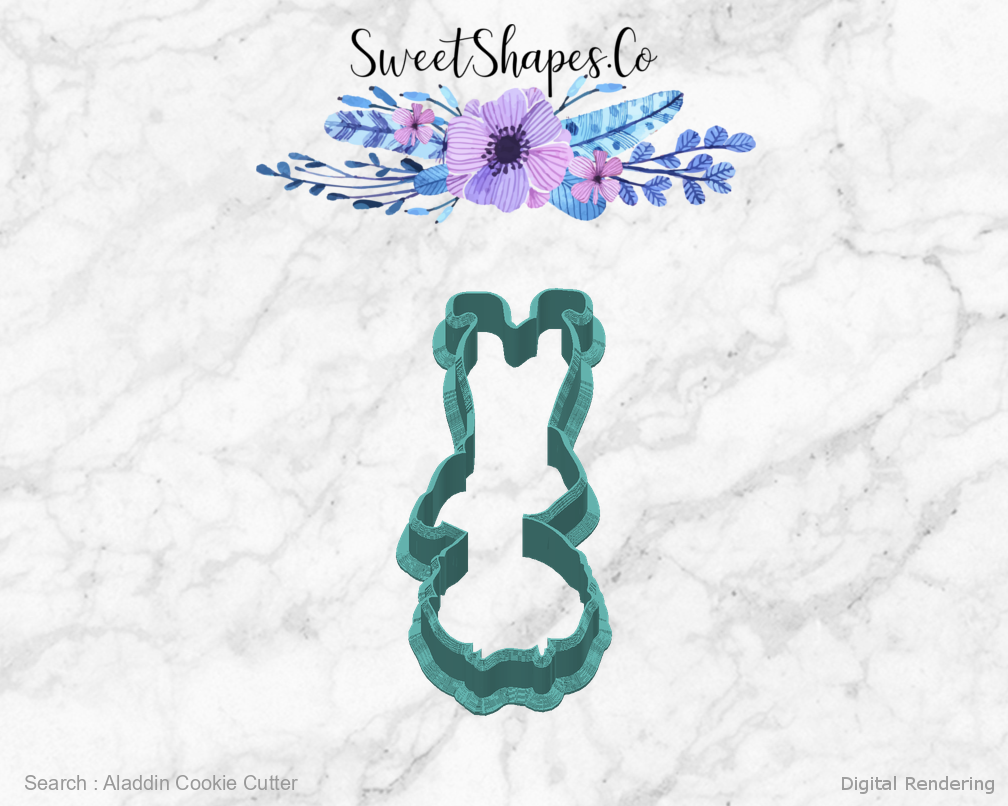 Aladdin Cookie Cutter — back view
