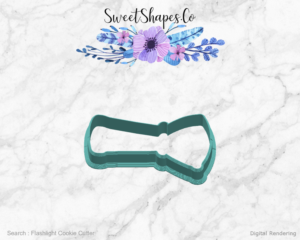 Flashlight Cookie Cutter — right view