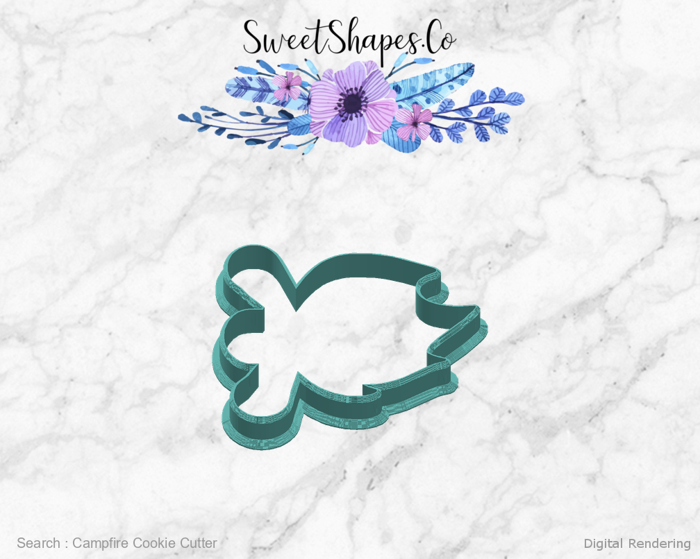 Campfire Cookie Cutter — right view