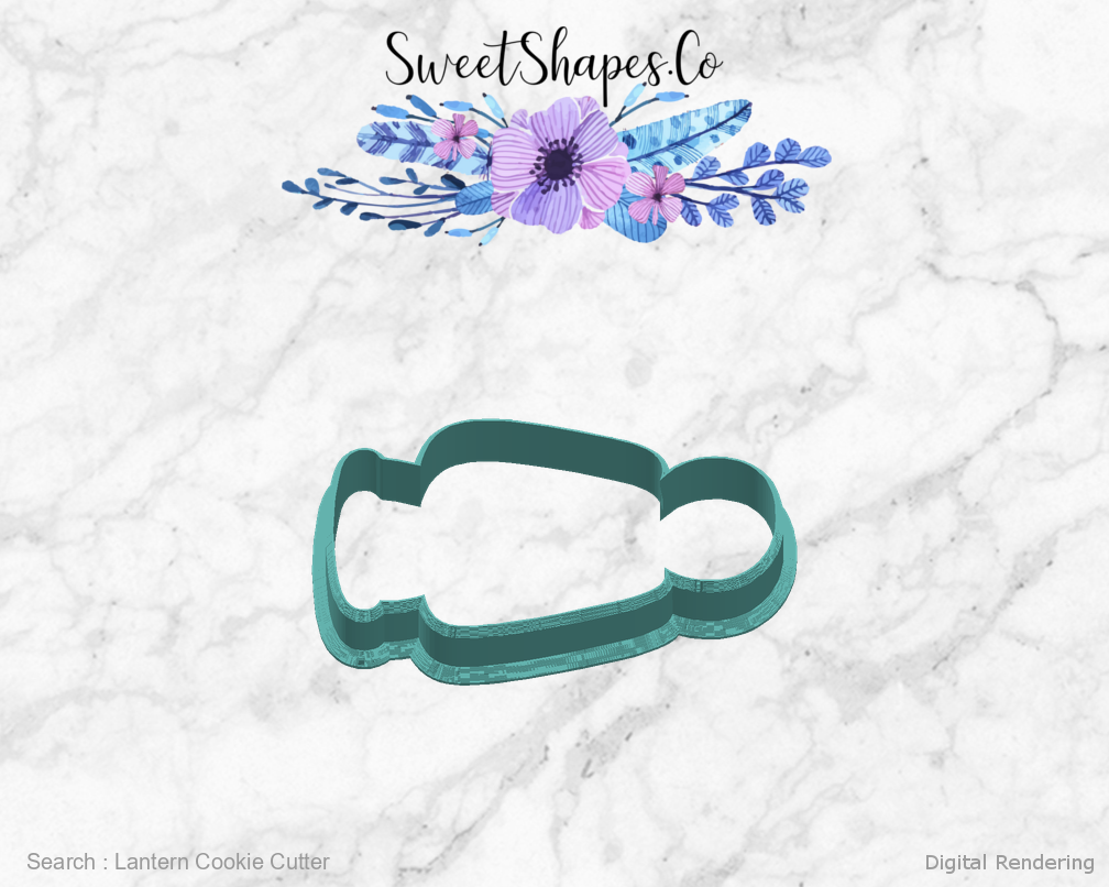 Lantern Cookie Cutter — right view