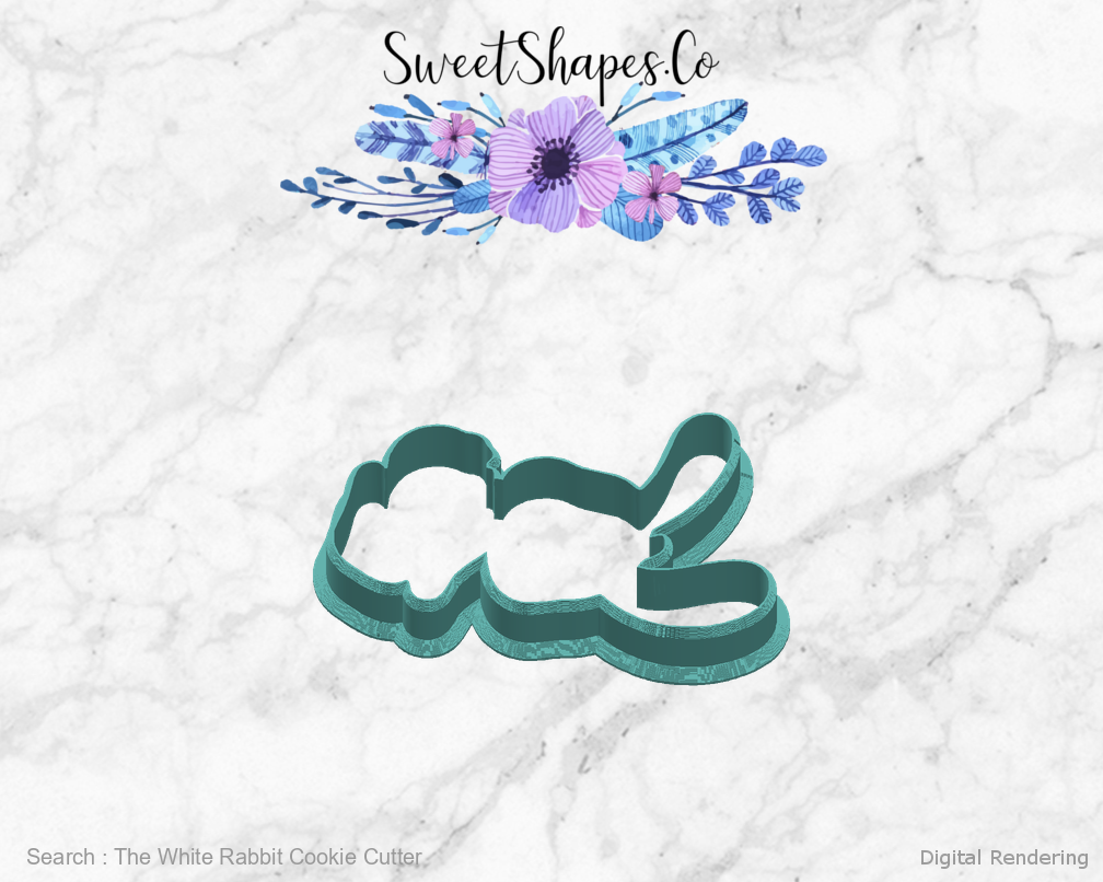 The White Rabbit Cookie Cutter — right view