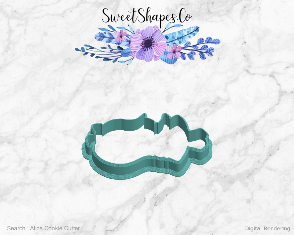 Alice Cookie Cutter — left view
