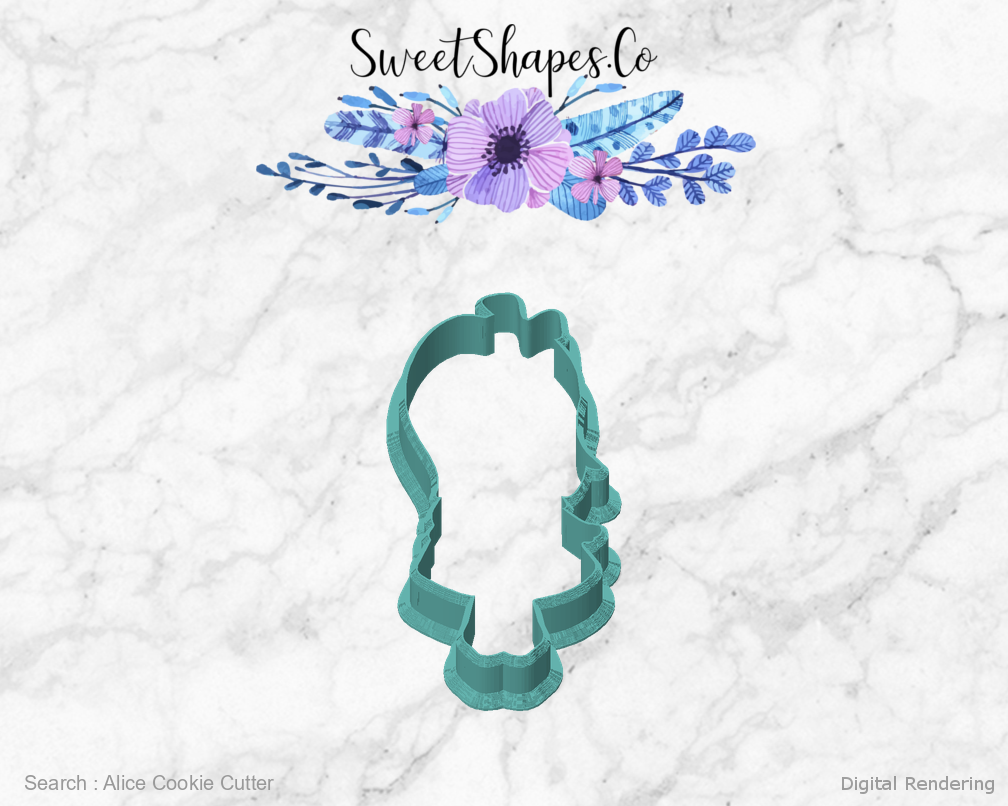 Alice Cookie Cutter — front view