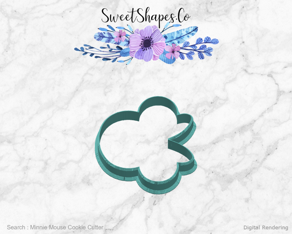 Minnie Mouse Cookie Cutter — right view