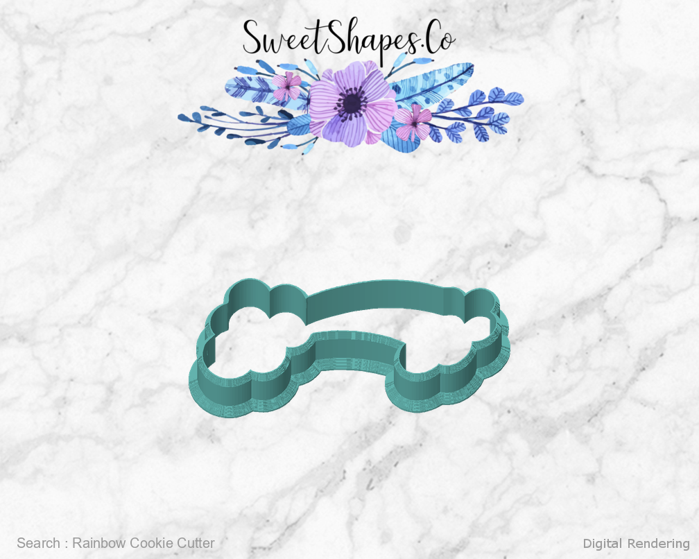 Rainbow Cookie Cutter — front view