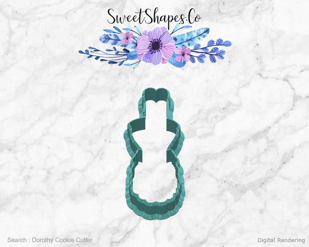 Dorothy Cookie Cutter — back view