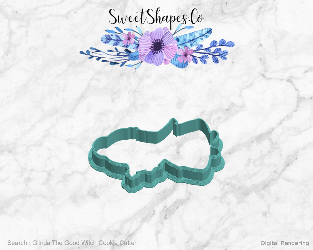 Glinda The Good Witch Cookie Cutter — left view