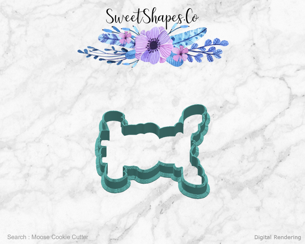 Moose Cookie Cutter — right view