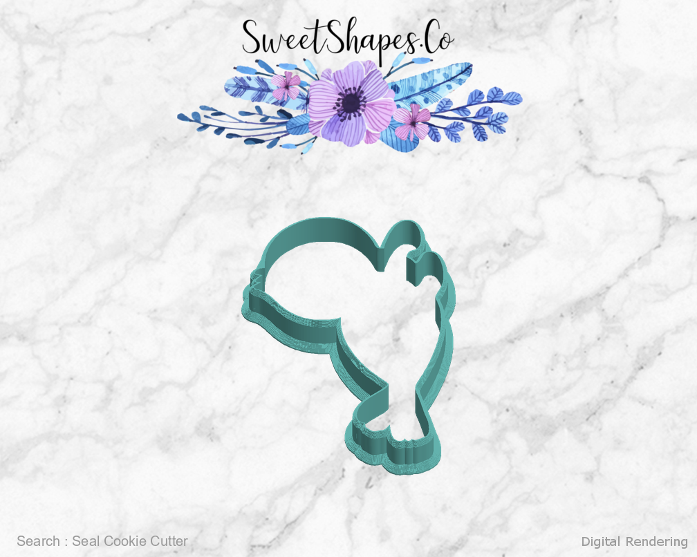 Seal Cookie Cutter — left view