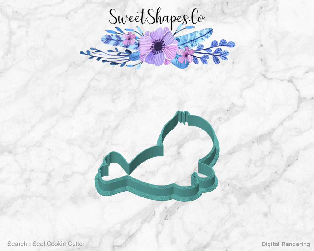 Seal Cookie Cutter — front view
