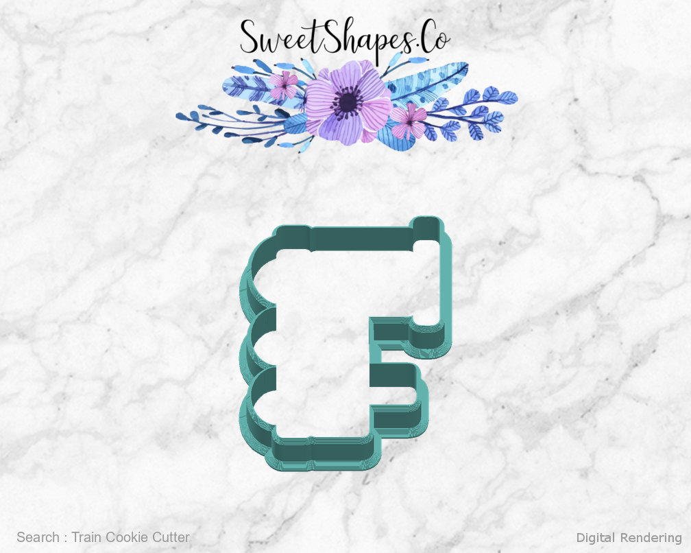 Train Cookie Cutter — right view