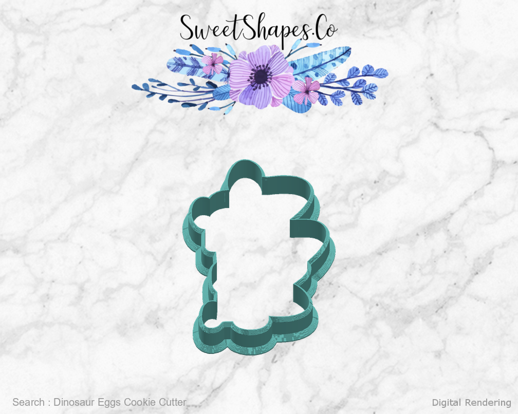 Dinosaur Eggs Cookie Cutter — right view