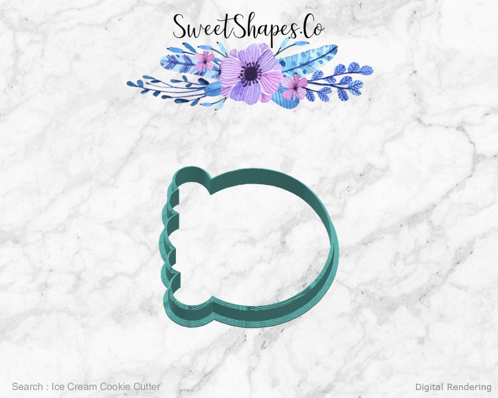 Ice Cream Cookie Cutter — right view