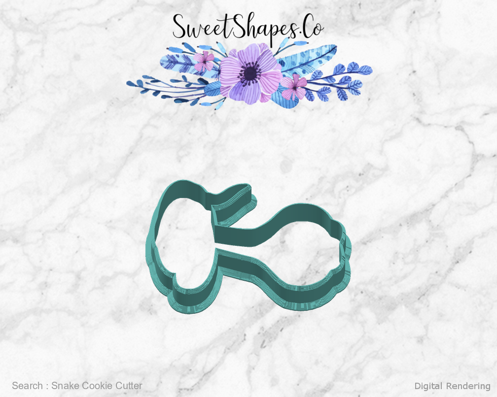 Snake Cookie Cutter — right view