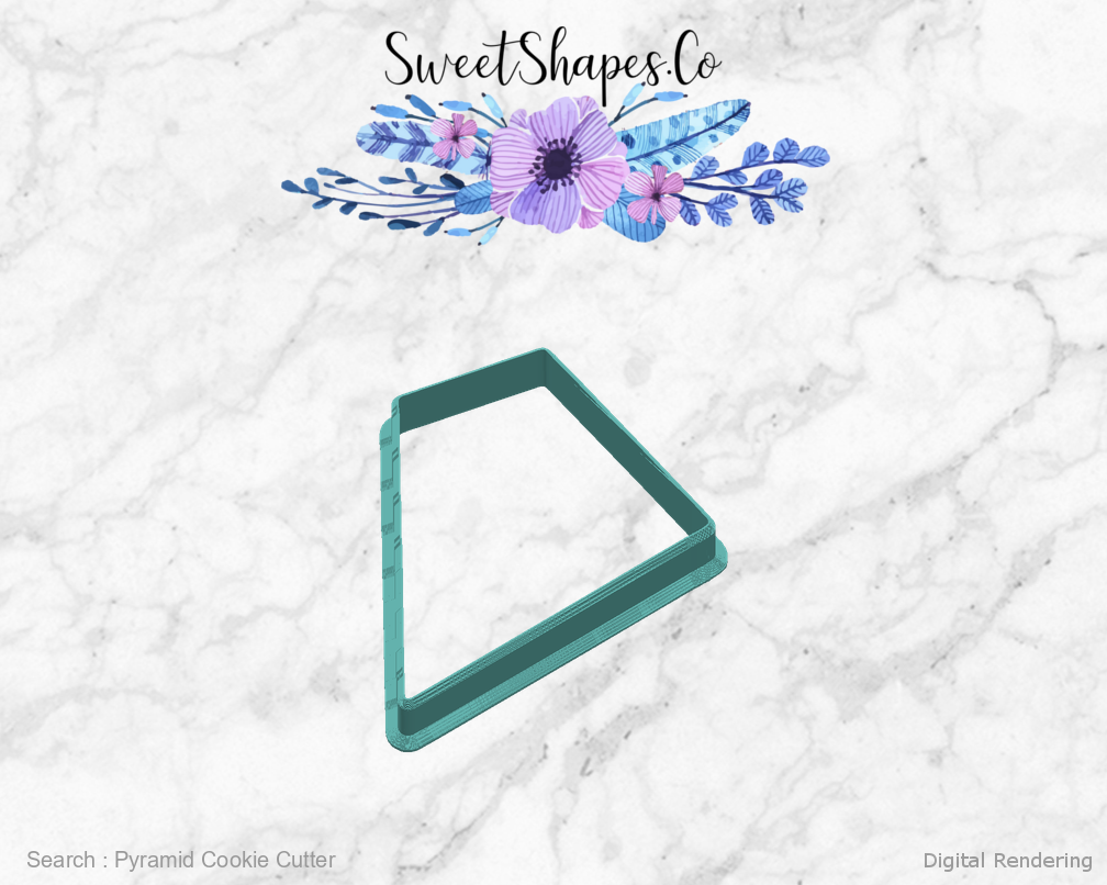Pyramid Cookie Cutter — right view