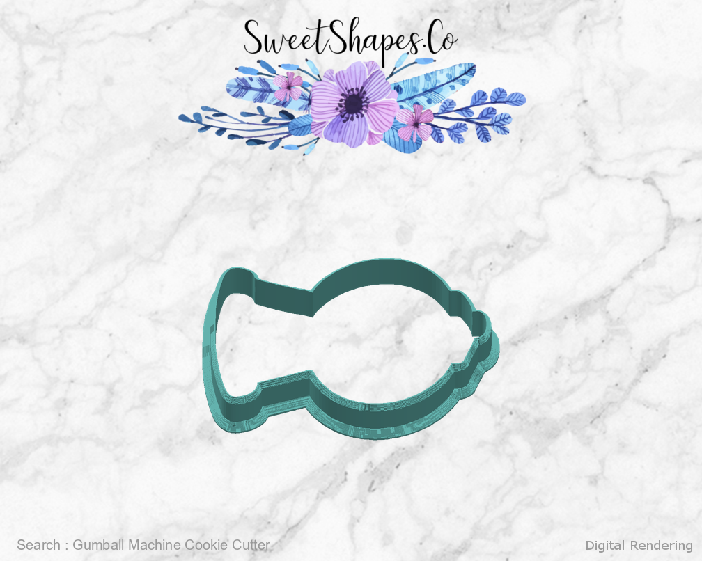 Gumball Machine Cookie Cutter — right view