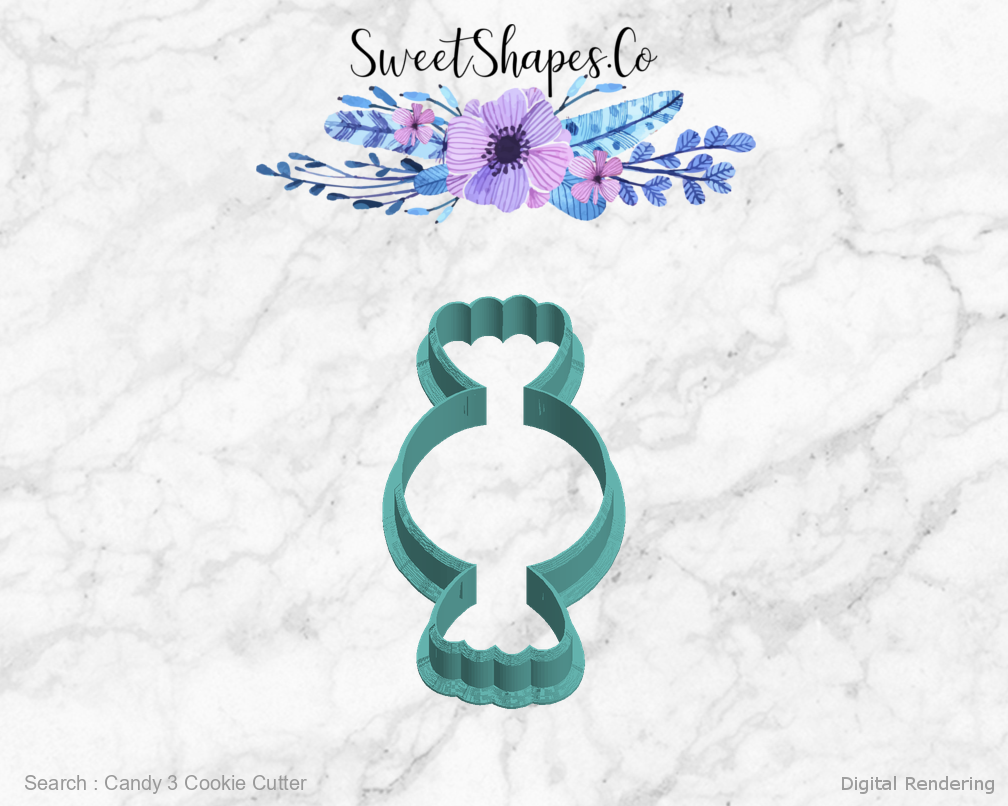 Candy 3 Cookie Cutter — left view