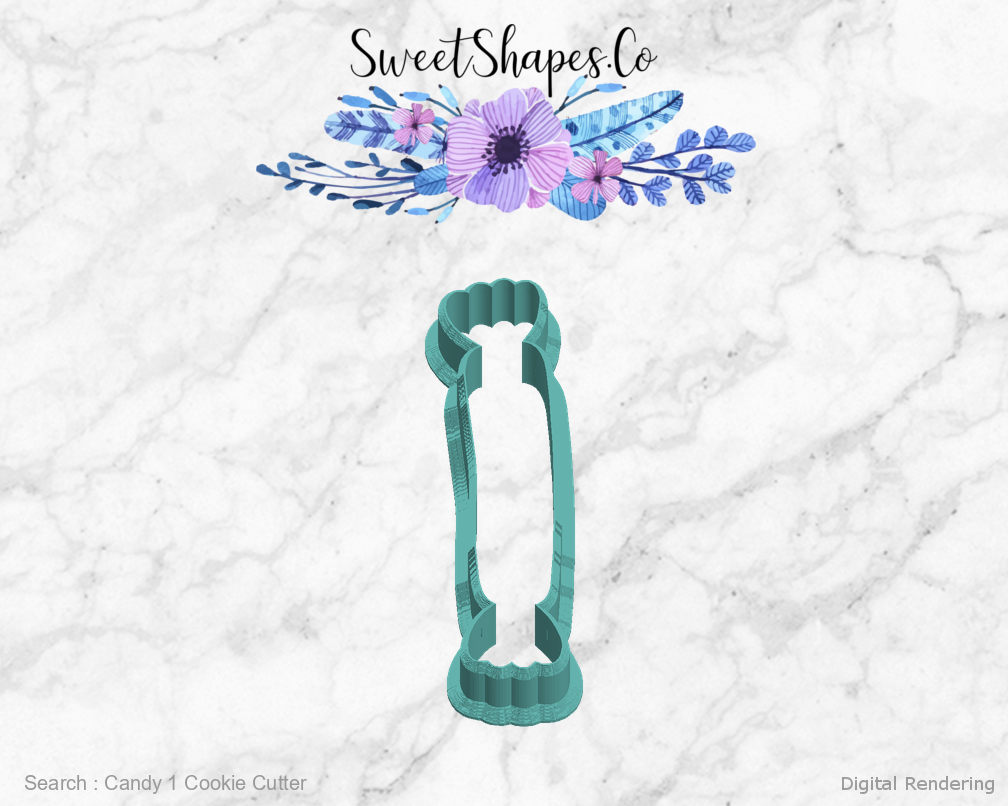 Candy 1 Cookie Cutter — left view