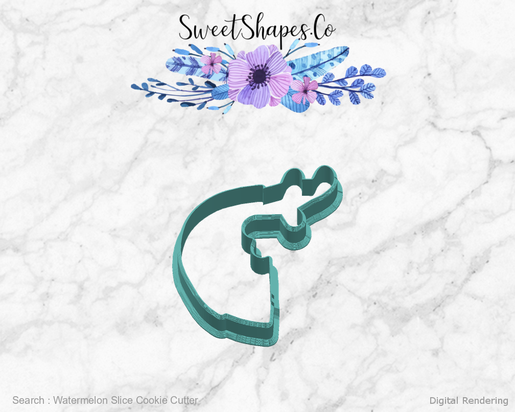 Watermelon Slice Cookie Cutter — right view