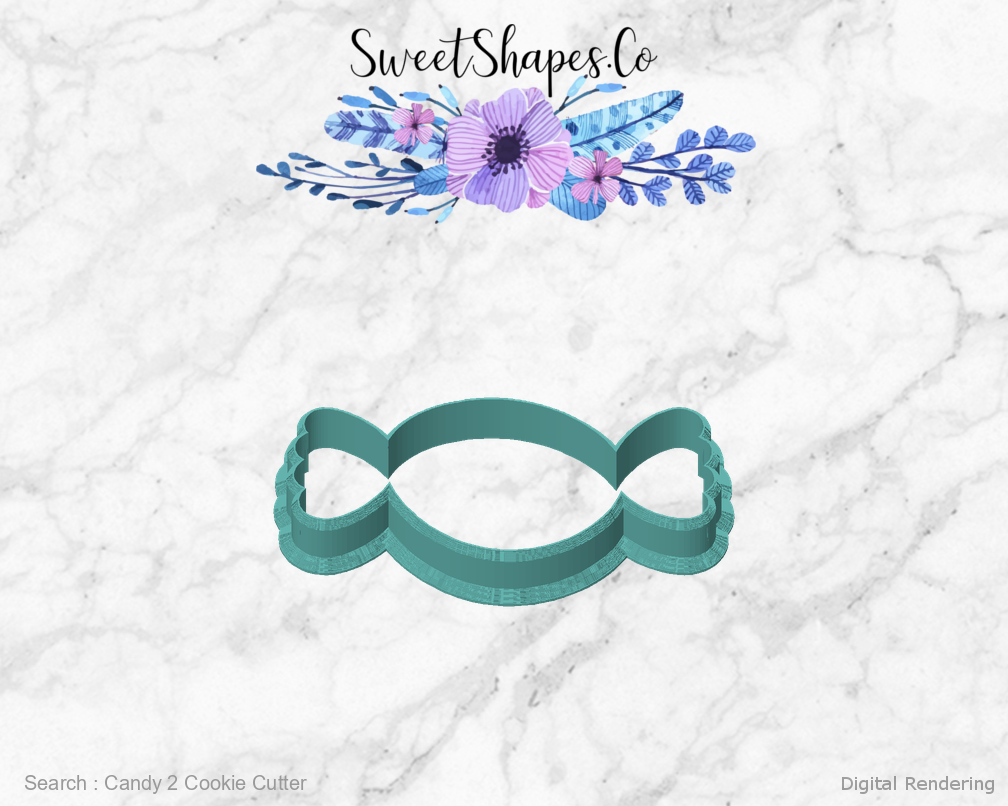 Candy 2 Cookie Cutter — front view