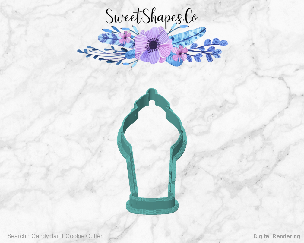 Candy Jar 1 Cookie Cutter — front view