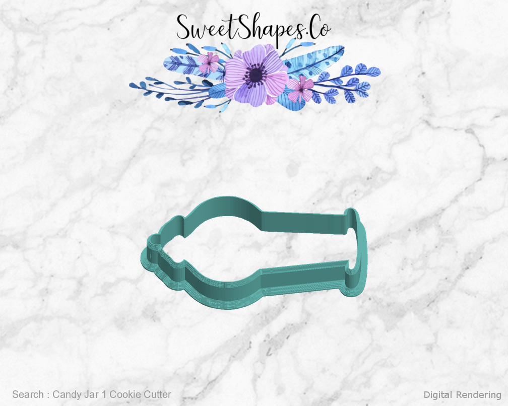Candy Jar 1 Cookie Cutter — left view
