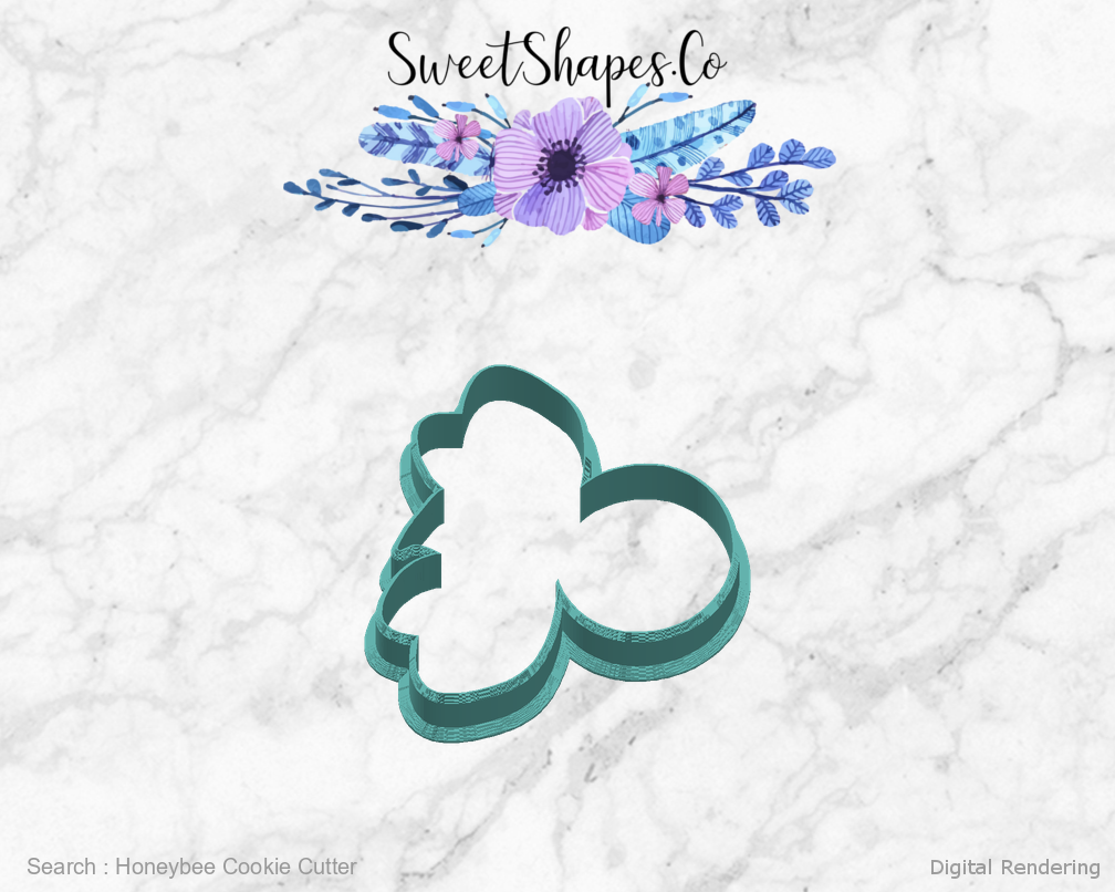 Honeybee Cookie Cutter — right view