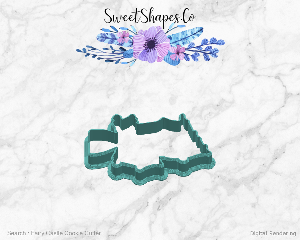 Fairy Castle Cookie Cutter — right view