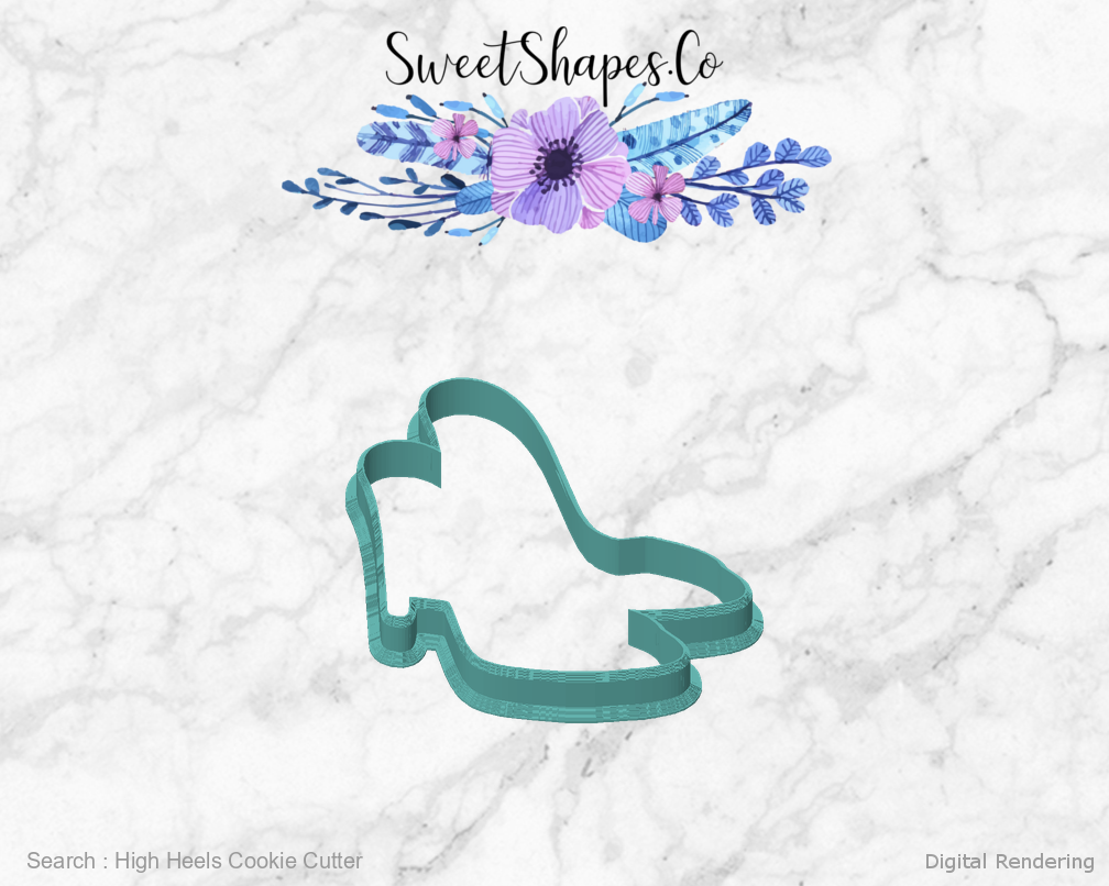 High Heels Cookie Cutter — front view