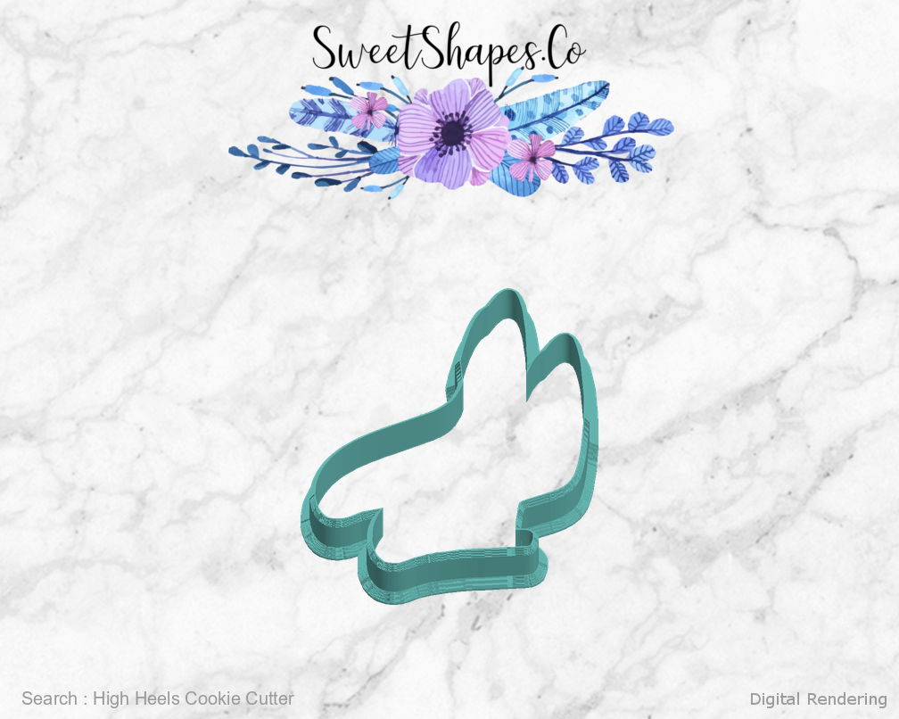 High Heels Cookie Cutter — left view