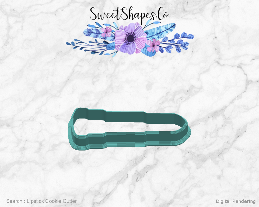 Lipstick Cookie Cutter — right view