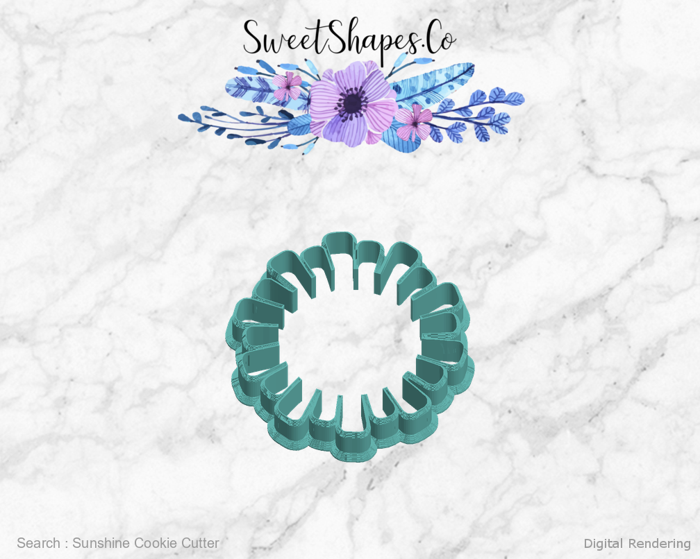 Sunshine Cookie Cutter — left view
