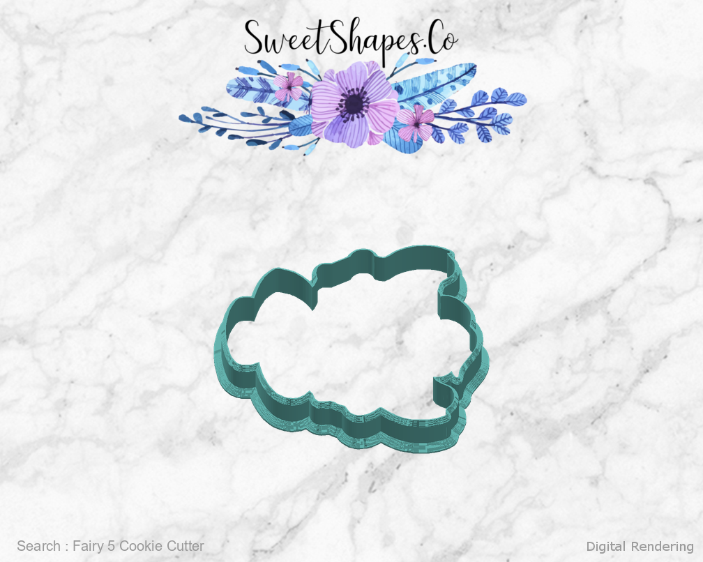 Fairy 5 Cookie Cutter — right view