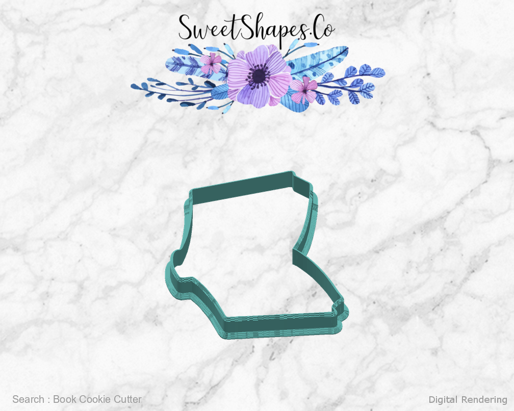 Book Cookie Cutter — right view