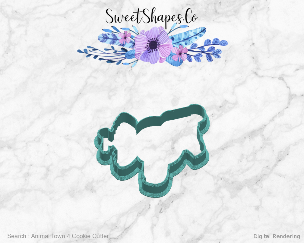 Animal Town 4 Cookie Cutter — right view