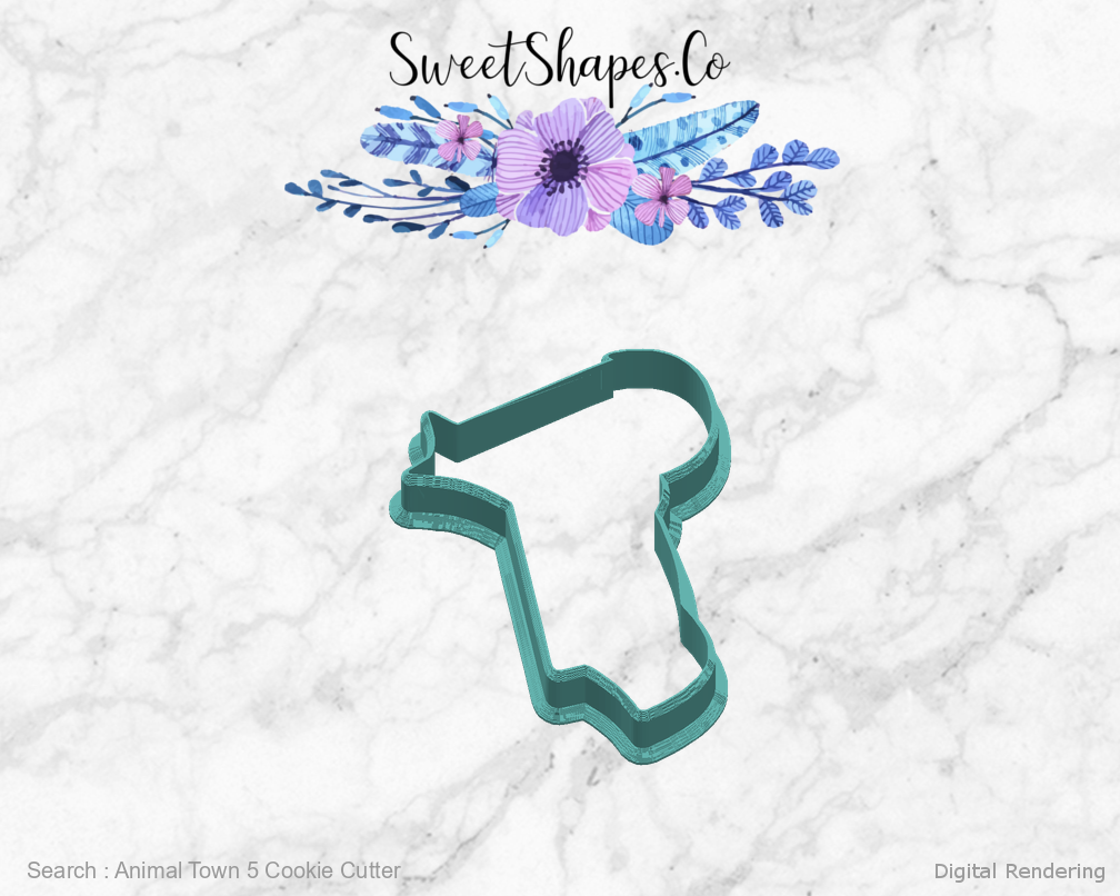 Animal Town 5 Cookie Cutter — right view