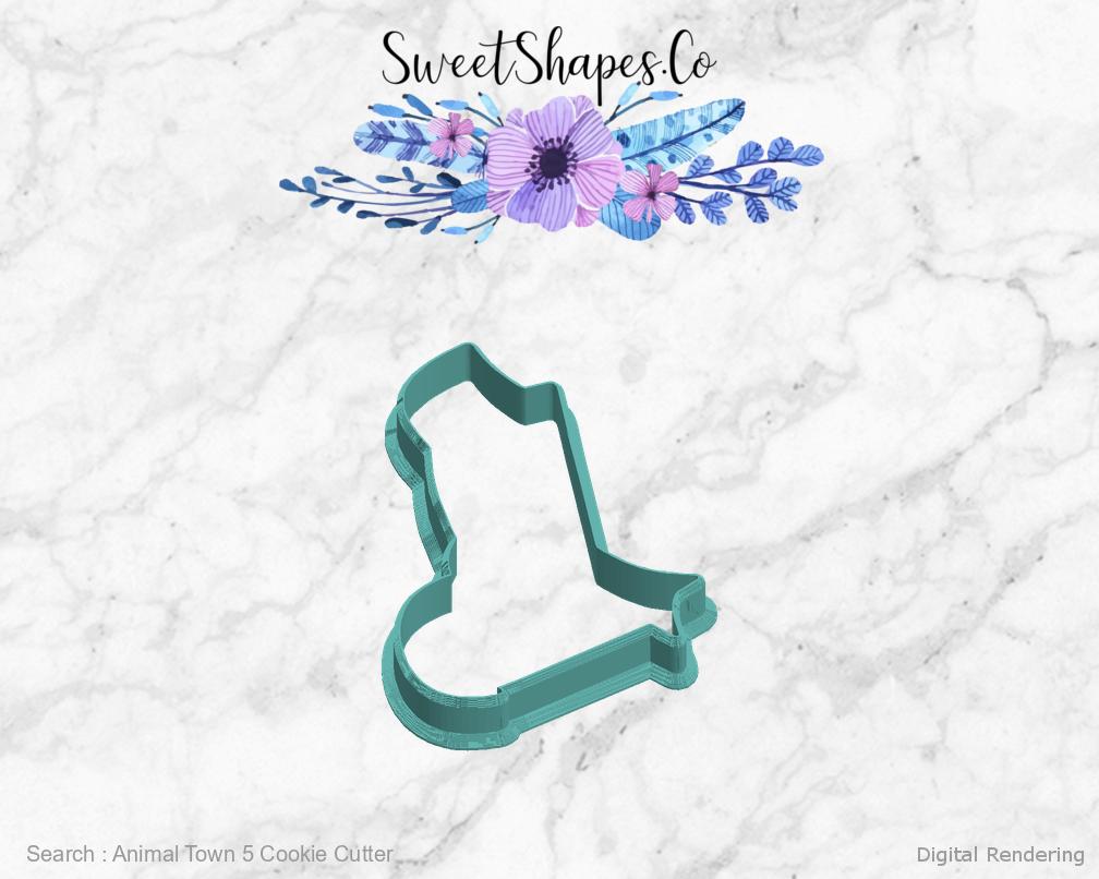 Animal Town 5 Cookie Cutter — left view