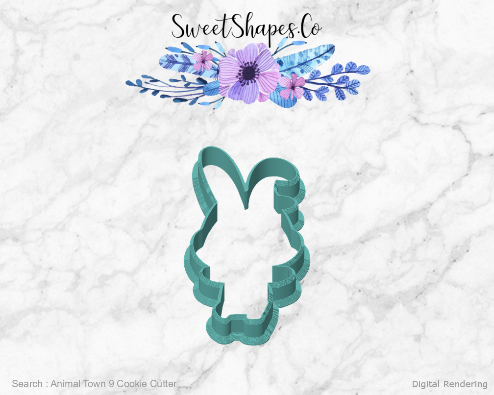 Animal Town 9 Cookie Cutter — front view