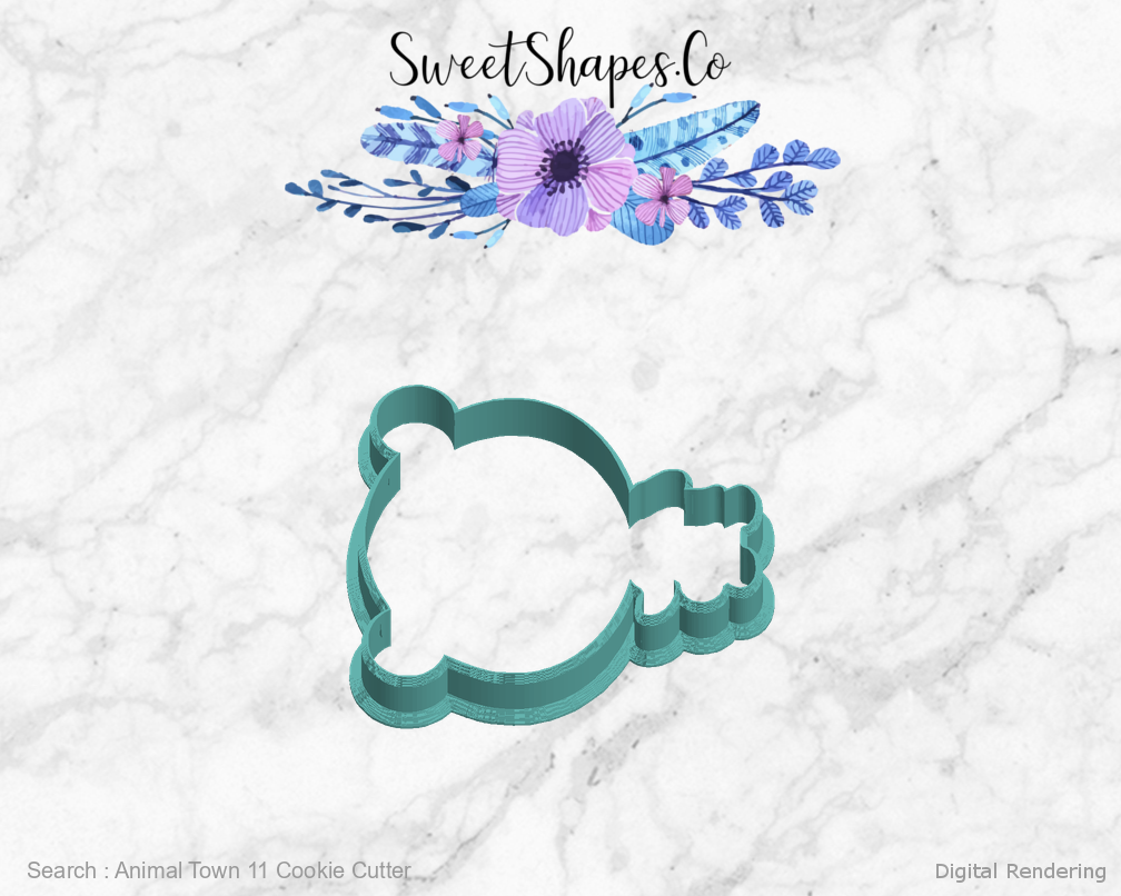 Animal Town 11 Cookie Cutter — left view