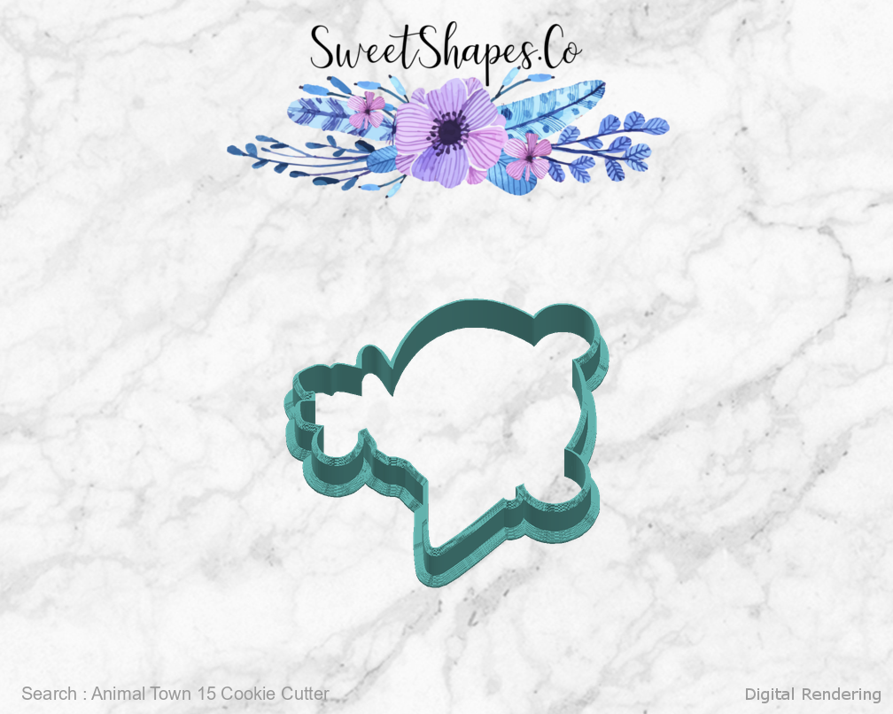 Animal Town 15 Cookie Cutter — right view