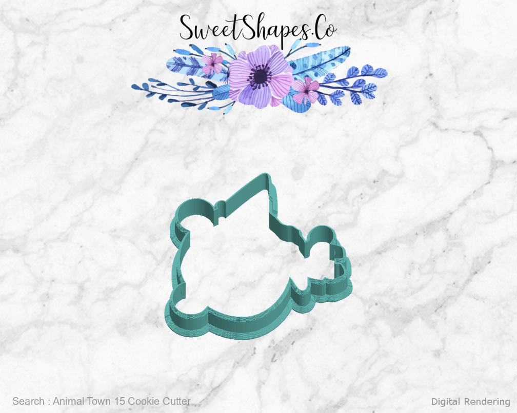 Animal Town 15 Cookie Cutter — left view