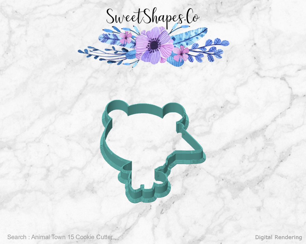 Animal Town 15 Cookie Cutter — front view