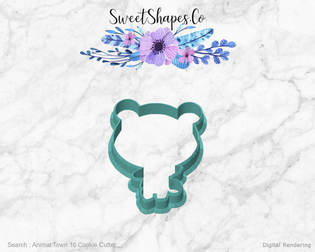 Animal Town 16 Cookie Cutter — front view