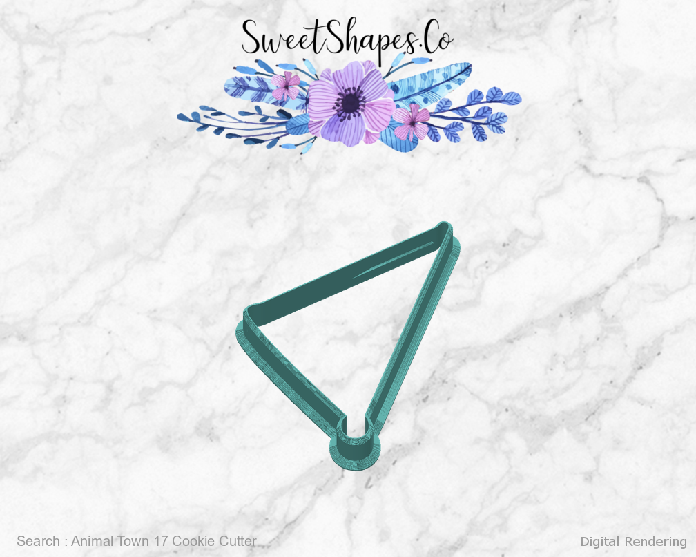 Animal Town 17 Cookie Cutter — back view